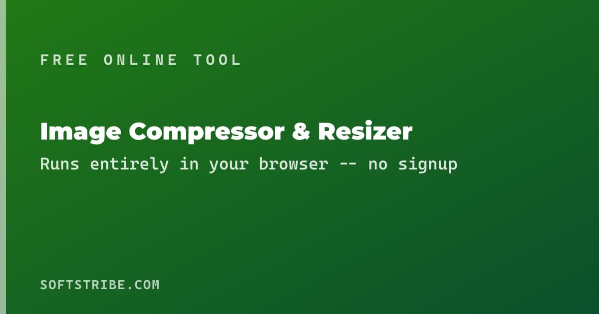 Image Compressor & Resizer