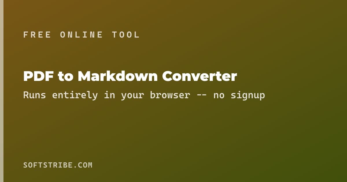 PDF to Markdown Converter