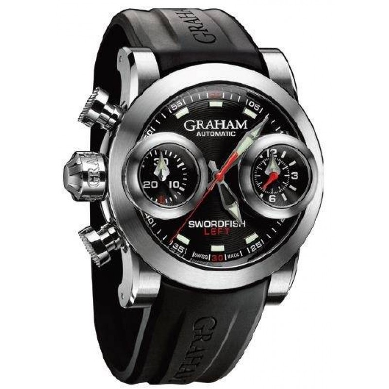 The official Graham Swordfish Booster Left Automatic Watch