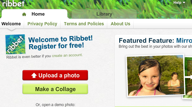 Ribbet Online Photo Editor